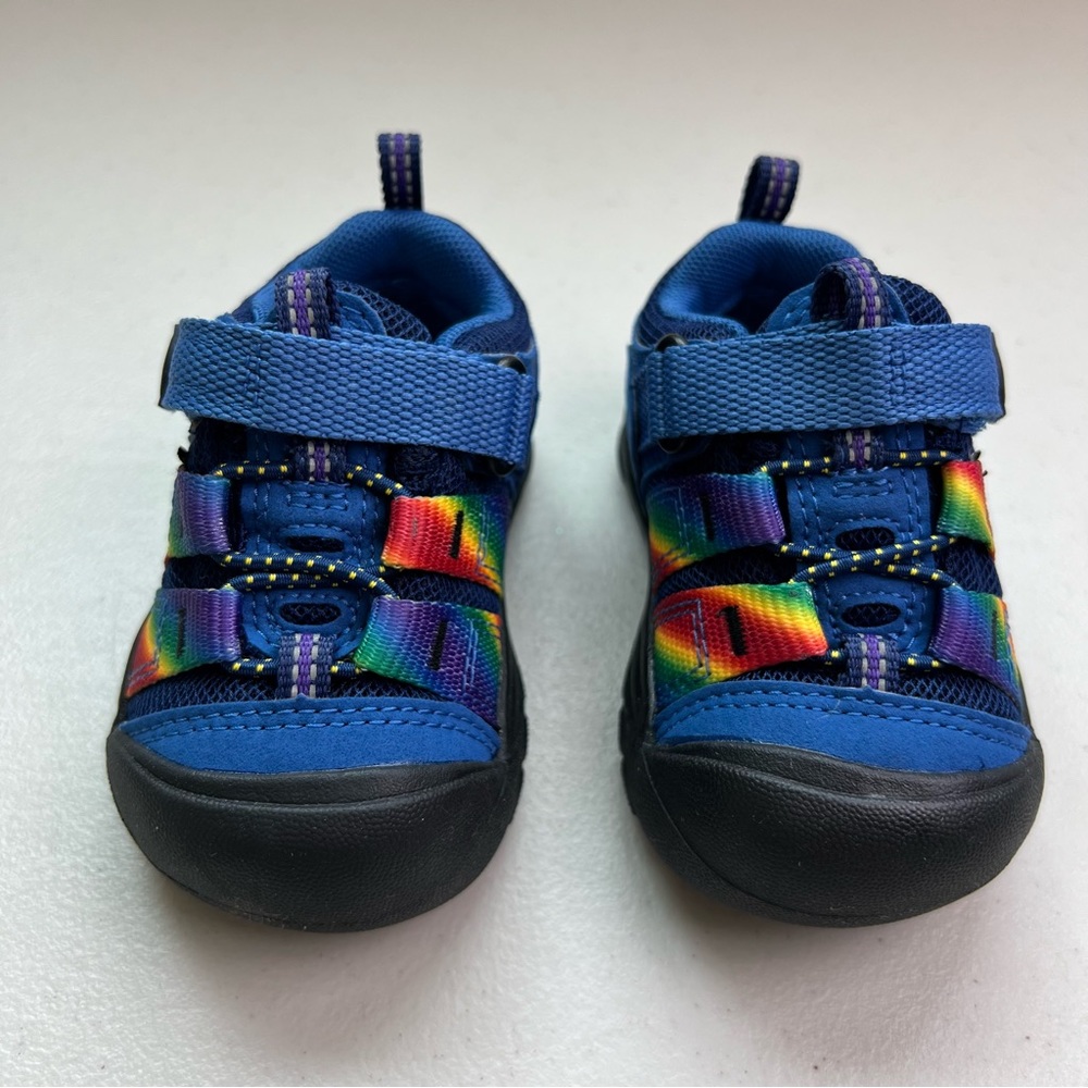 Keen Newport H2 Bright Cobalt Blue Rainbow Sandals - Picture 7 of 13